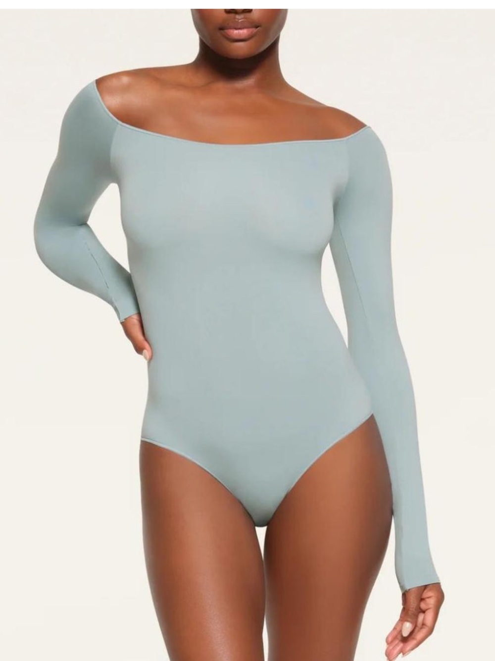 NWOT Skims bodysuit L-XL color denim